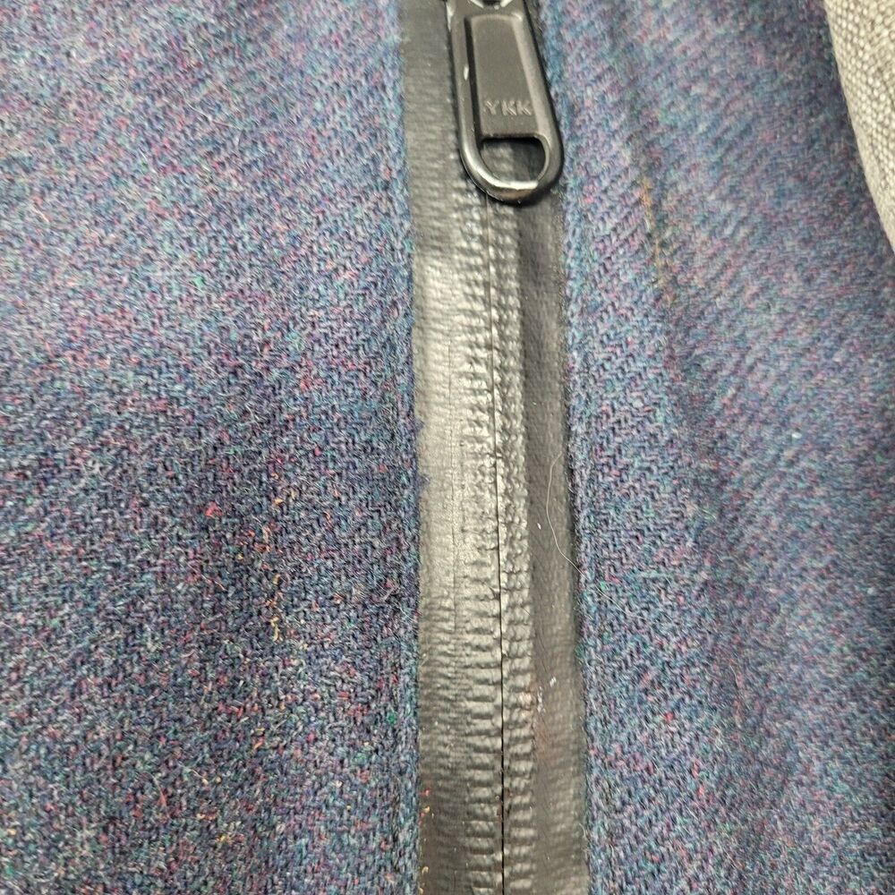 Timbuk2 CUSTOM Alcatraz Blue Gray Brwn Leather Laptop Backpack HANDMADE SAN FRAN - Picture 5 of 16